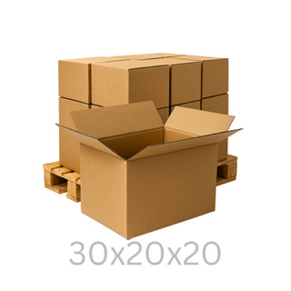 10 caixas de papelão 30x20x20 sedex pac para envios grandes fabricantes envio rapido em Oferta na Shopee