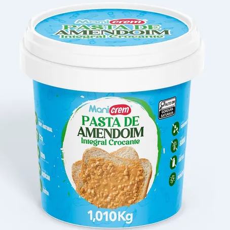 PASTA DE AMENDOIM MANICREM CROCANTE 1,010KG - MANICREM em Oferta na Shopee