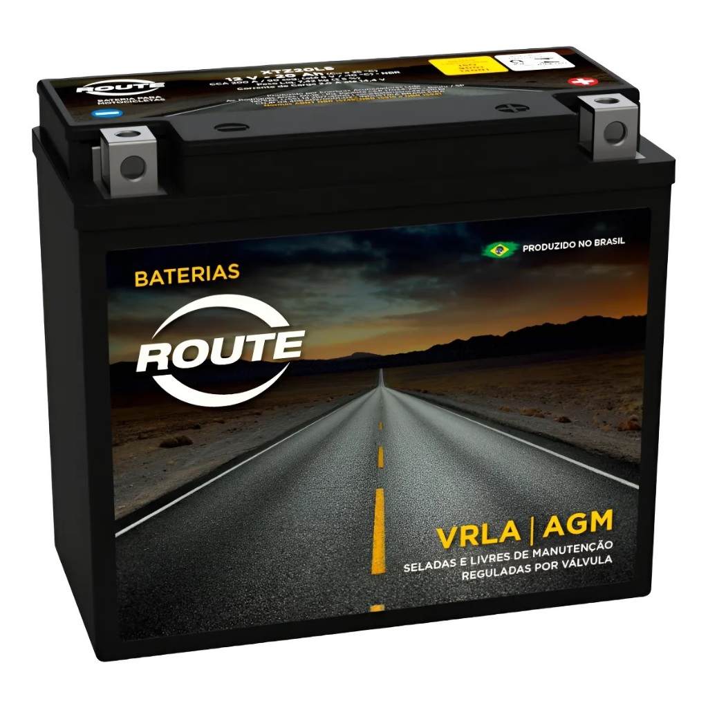 Bateria Moto Route XTZ20LS - XTZ20-LS Equiv yb16al-a2 Harley-Davidson 1200 XL, XLH (Sportster) 97/03