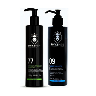 Kit Shampoo Oxidil + Condicionador Force Men-profissional em Oferta na Shopee