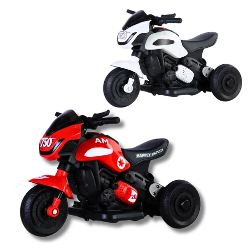 Moto Elétrica Infantil 6V Race Com Luz e Sons - Unitoys