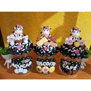 Conjunto de 3 Potes de 500ml de Vidro em Biscuit. em Oferta na Shopee