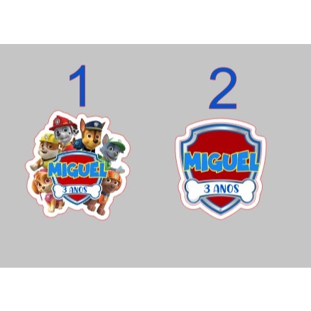 Brasão Patrulha Canina Personalizado: Onde Comprar | BuscaProdutos