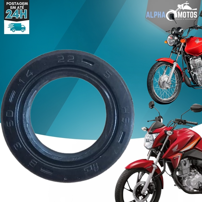 Retentor Eixo Cambio Titan 150 160 Fan 125 150 160 Start Nxr Bros 150 160 Xre 190 Cb 250f CB 300
