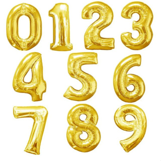 Balão Metalizado Número Festa Aniversário Evento Debutante em Oferta na Shopee