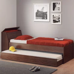 Cama Solteiro Bicama Com 2 Colchões Ditália BB-28 Diamond