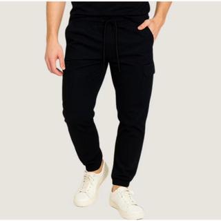 YLF MODAS Calça Cargo Jogger masculina  6 bolsos