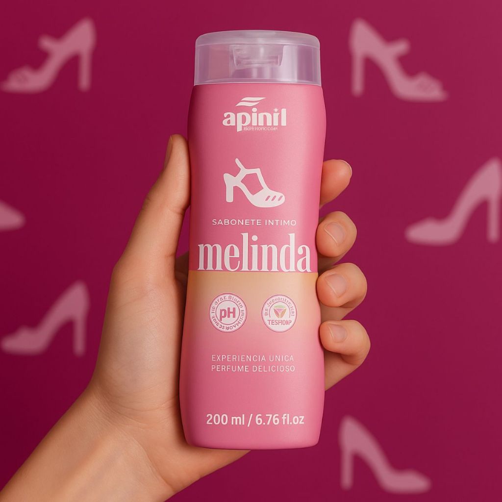Sabonete Íntimo Melinda Romântico e Atraente 200ml Apinil Cosméticos em Oferta na Shopee