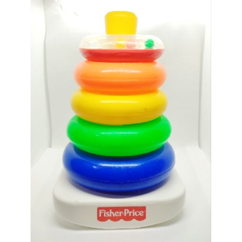 Pirâmide de Argolas Fisher Price - Usado