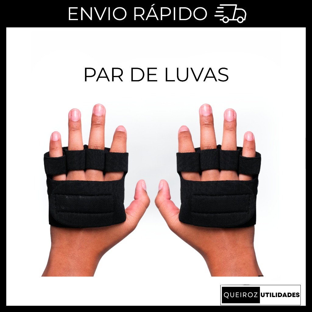 Luvas Caleira De Academia Para Musculação Par De Luvas Treino Crossfit Fitness Bike Dedeira
