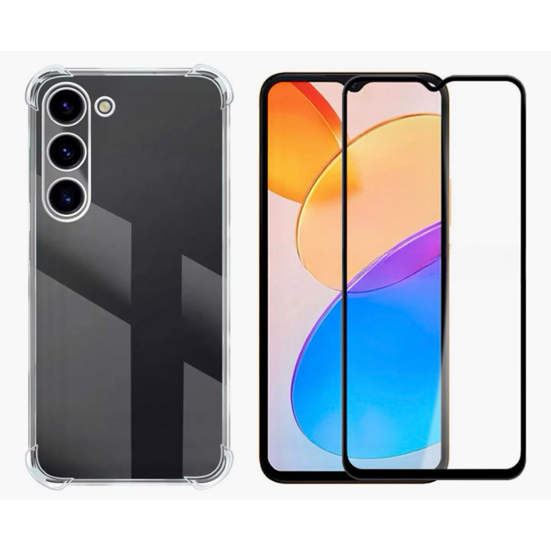 Capa Capinha para Samsung A16 + Película de Vidro 3D Capa Anti Impacto Transparente