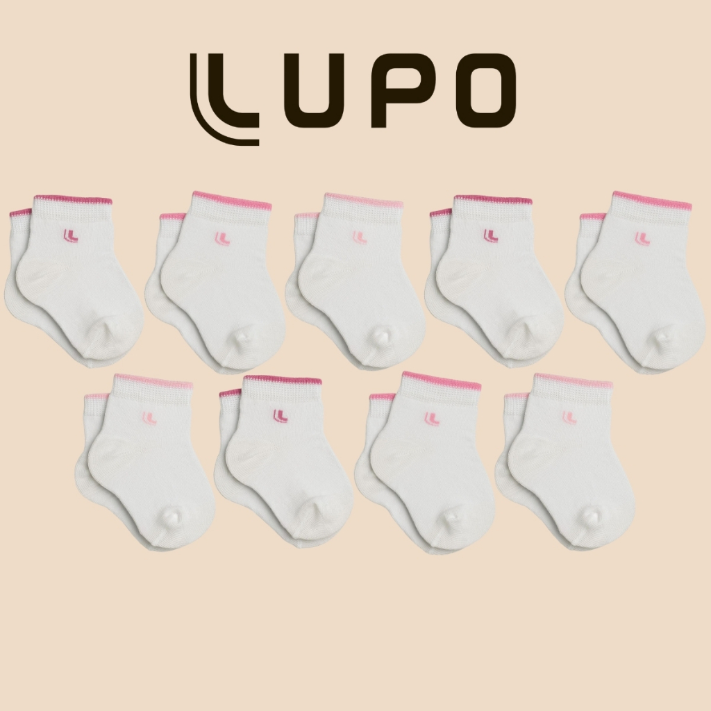 Pacote com 9 Pares Cano Curto Lupo Bebe Crianca Pacote Com Meias Infantil em Algodao em Oferta na Shopee