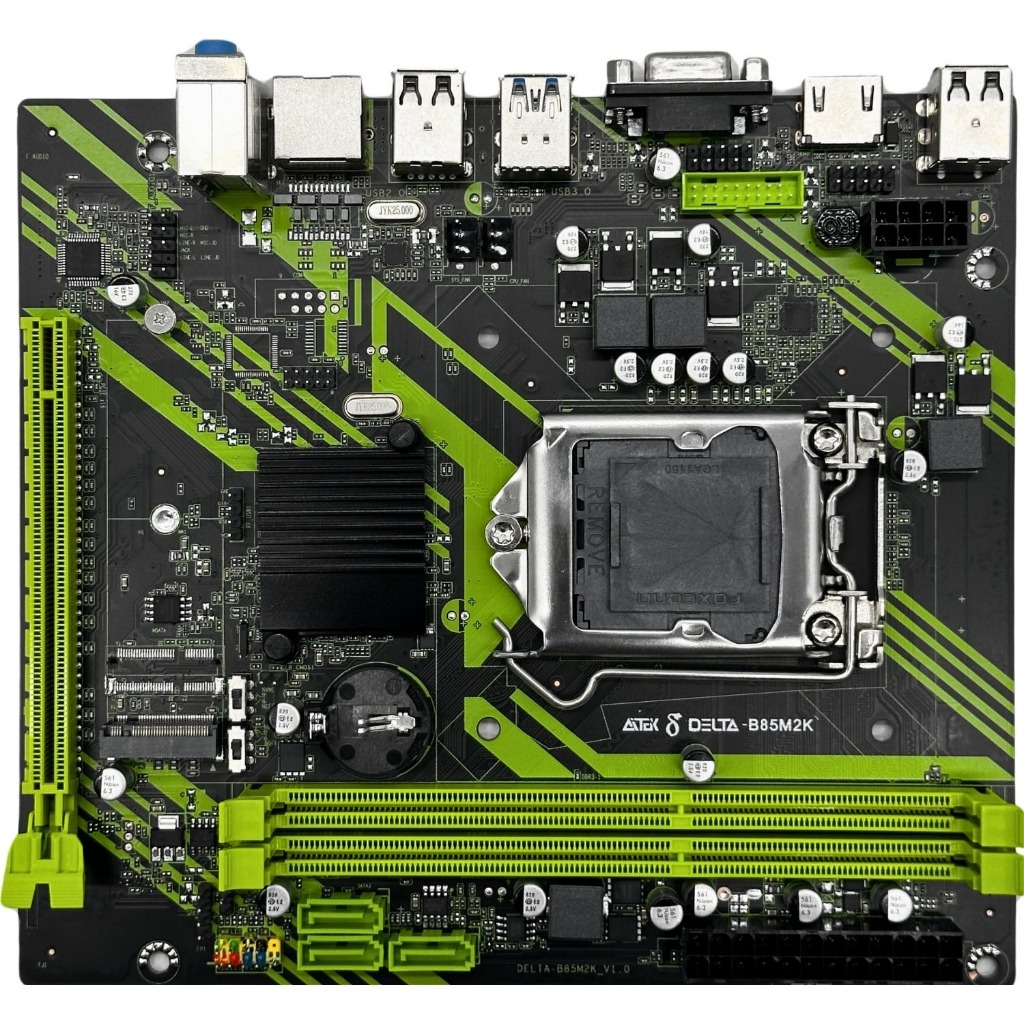 Placa Mãe B85 Intel LGA 1150 Suporte 16GB DDR3 SATA III USB 3.0 HDMI e Expansão PCIe Micro-ATX