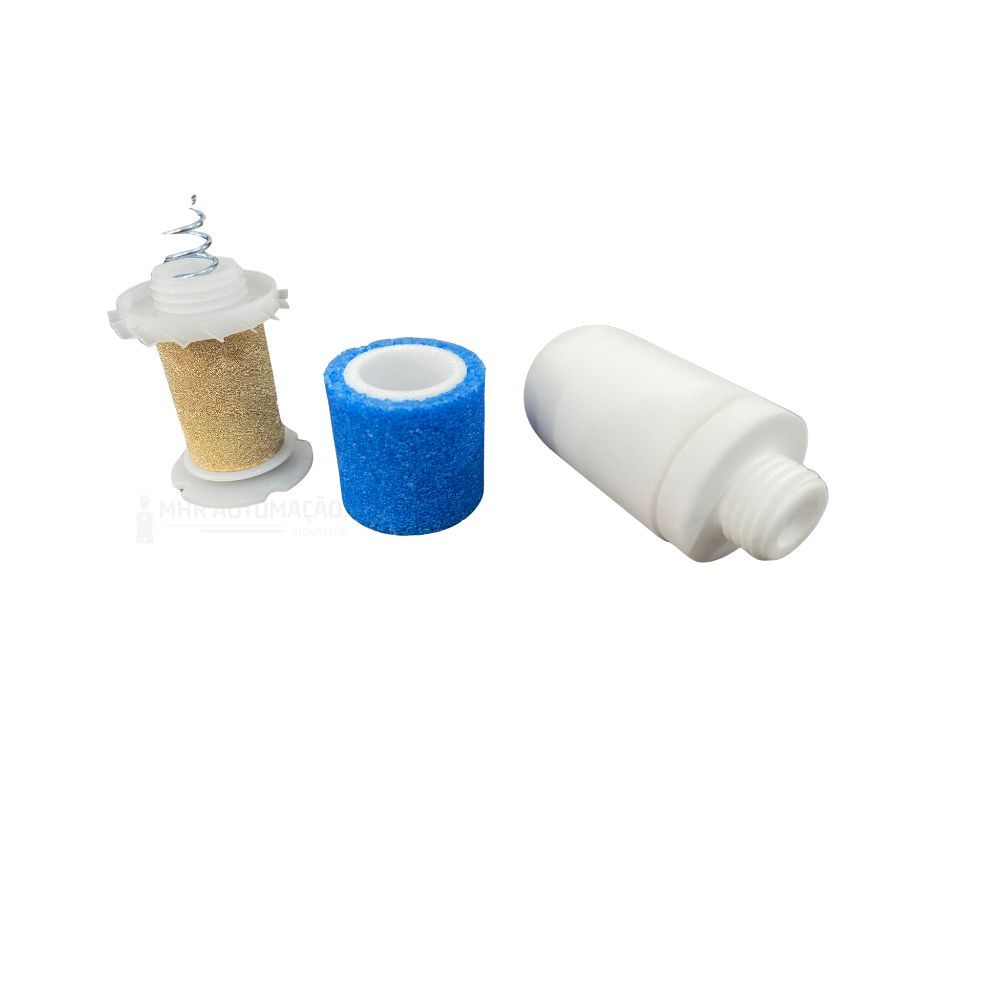 Kit Elementos Filtrantes Refil Filtro Trio Odontológico 1/4"