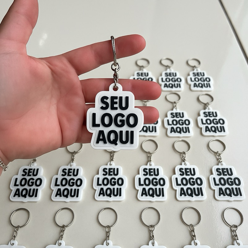 kit 5 -10 Chaveiros NFC Personalizado com Link – Instagram, WhatsApp, Pix, Cartão Digital – Impressão 3D