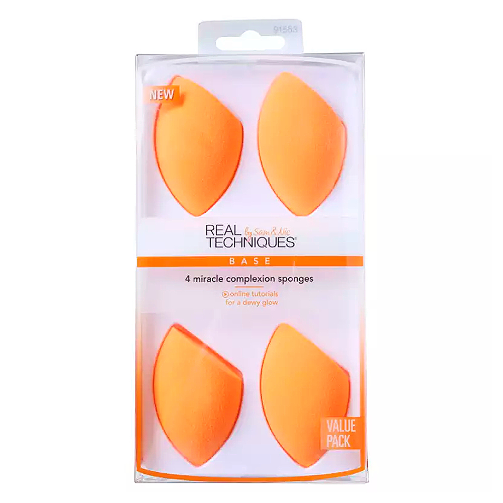 Real Techniques Kit 4 Miracle Complexion Sponges (4 Produtos)