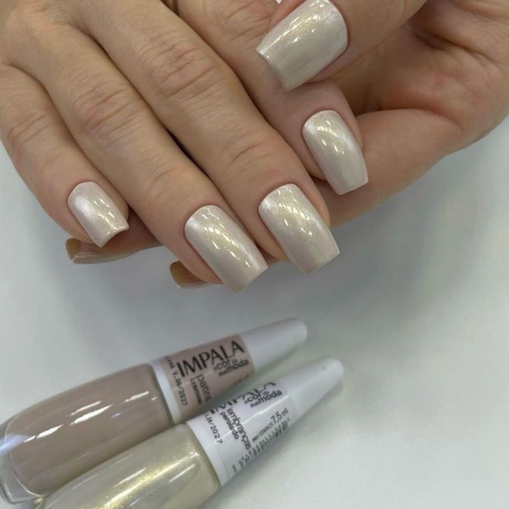 Kit 2 Esmaltes Tons De Nude e Lembranças Perolado Cores da Moda Tendências Manicure Pedicure em Oferta na Shopee