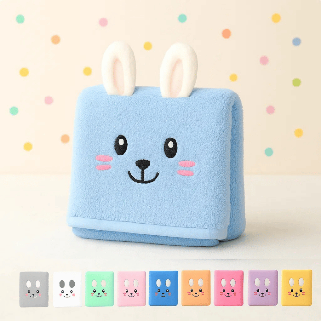 Toalha Infantil Macia de Bichinho de Banho Alta Absorção, Conforto e Diversão para Crianças 🐰 em Oferta na Shopee