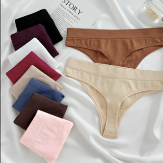 Kit 4 calcinhas Microfibra Modelo Fio Dental Feminina em Oferta na Shopee