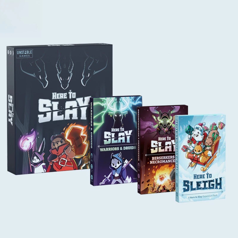 Jogo de Cartas Here to Slay | Party Game Divertido | 2 a 6 Jogadores | Estratégia | Jogo em Inglês