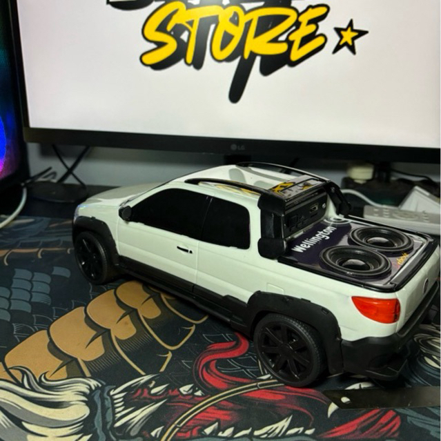 Carrinho de som Fiat Strada Adventure 10w Personalizado
