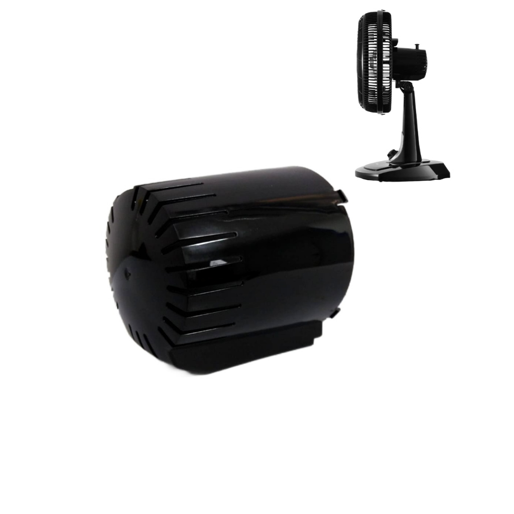 Capa Do Motor Para Ventilador Mondial V-31 V-41 Preto