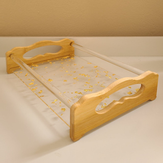 Bandeja Acrílica de Luxo Bandeja para o cantinho do café em Oferta na Shopee