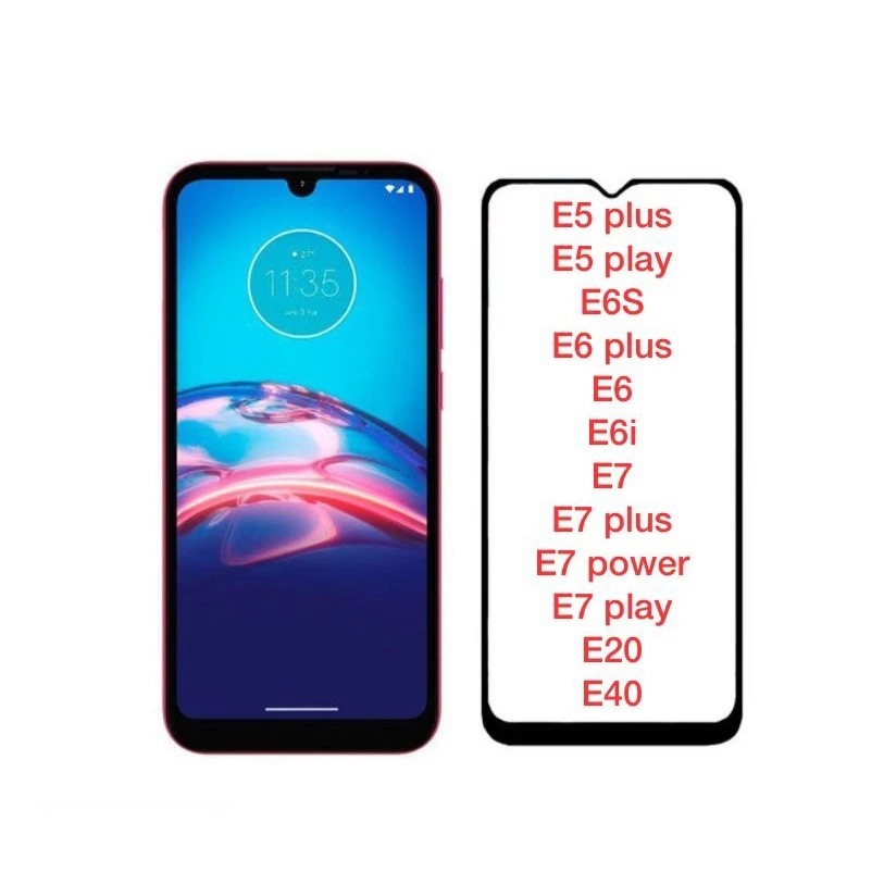 3 Películas De Vidro 3D + lenço Limpeza Modelos Variados Moto (E5 Plus, E5 Play, E6S, E6 Plus, E6, E6I, E7, E7 Plus, E7