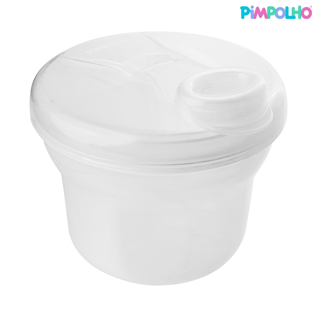 Dosador De Leite Em Pó Horizontal 240ml Unissex Pimpolho - Branco