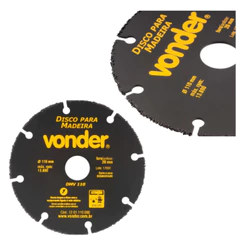 Disco Corte Para Madeira Pvc Mdf Piso Laminado 110mm Vonder