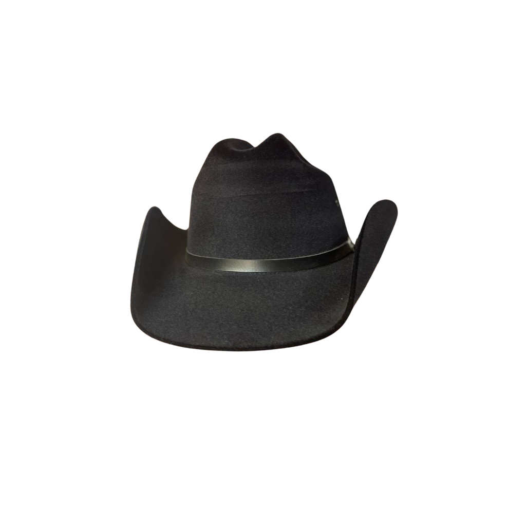 Chapeu i antil de aba dobrada camurça em preto melhor preço country