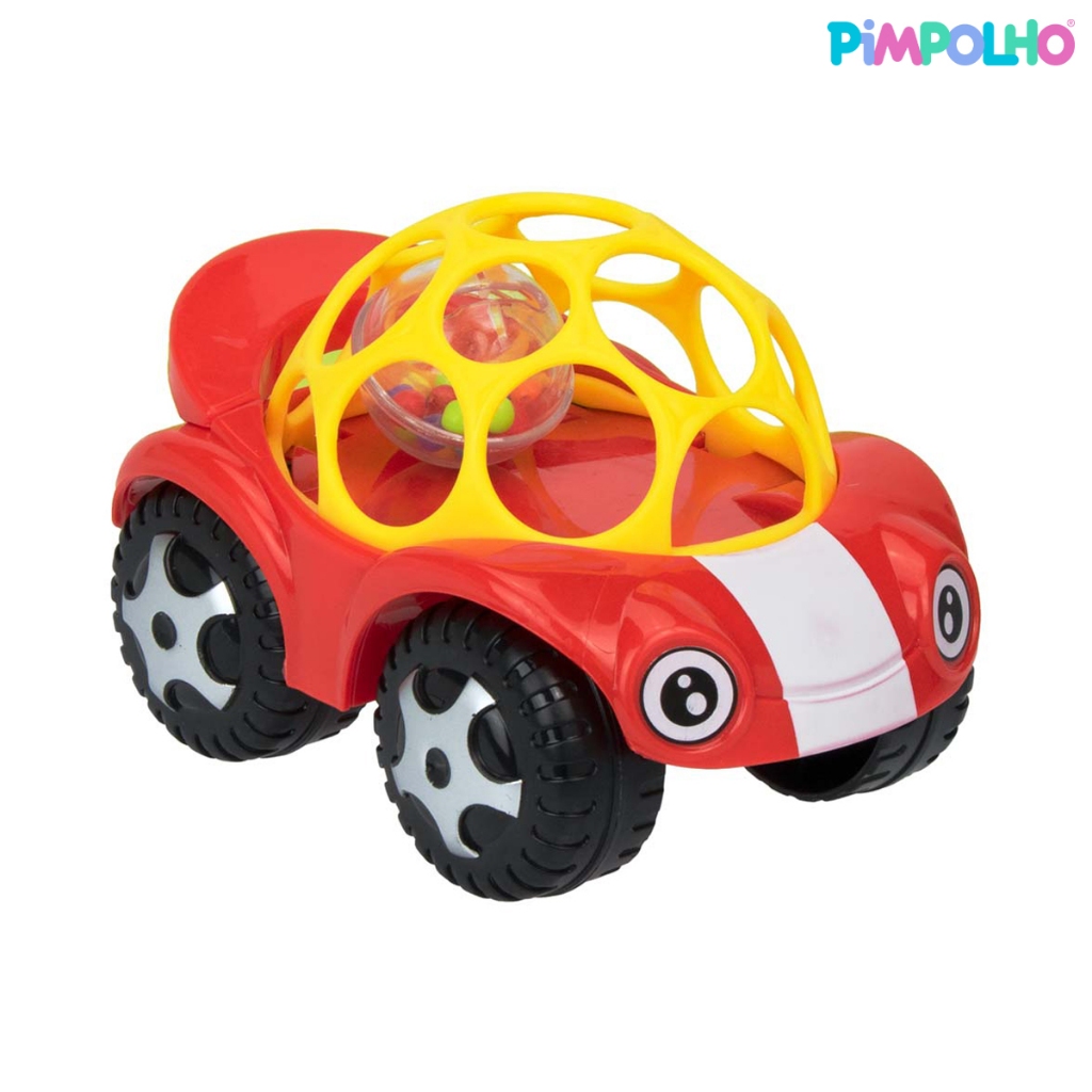 CHOCALHO CARRINHO UNISSEX PIMPOLHO - VERMELHO em Oferta na Shopee