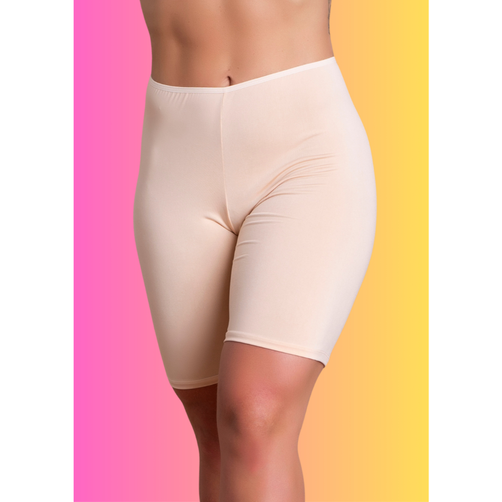 Anágua Feminina Shortinho Íntimo Segunda Pele Conforto Lingerie Modeladora Short Para Saia/Vestido Tecido Leve RIQ Modas