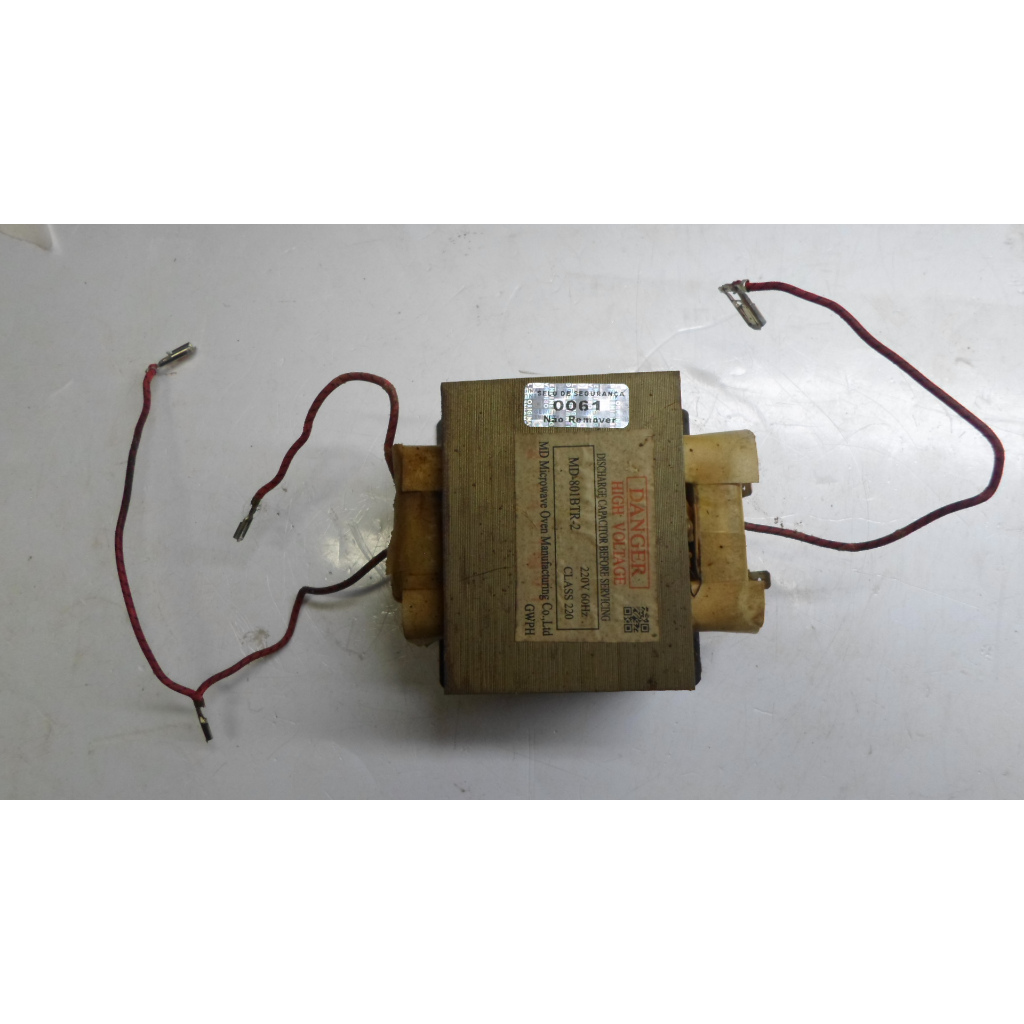 Transformador Md-801 Btr-2 Gwph 127v Para Microondas