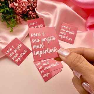 Mini Cartão "Seu Projeto" - Coleção Dia das Mulheres em Oferta na Shopee