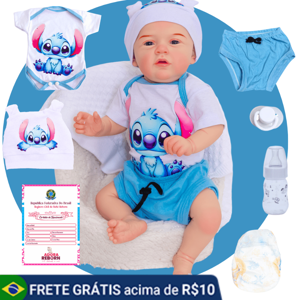 Bebê Reborn Boneca Realista Menino Mary Silicone Pode Dar Banho Original Envio Imediato