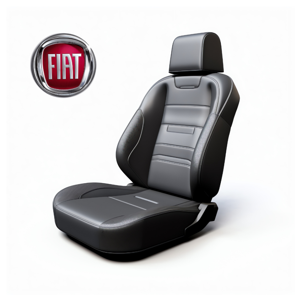 Capa para Banco de Carro Fiat Uno 1990-2014 100% Couro Capa Automotiva Luxo Fiat Uno, Mille, Economy