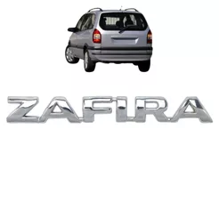 Emblema Letreiro ZAFIRA Zafira 2000 a 2002 Cromado