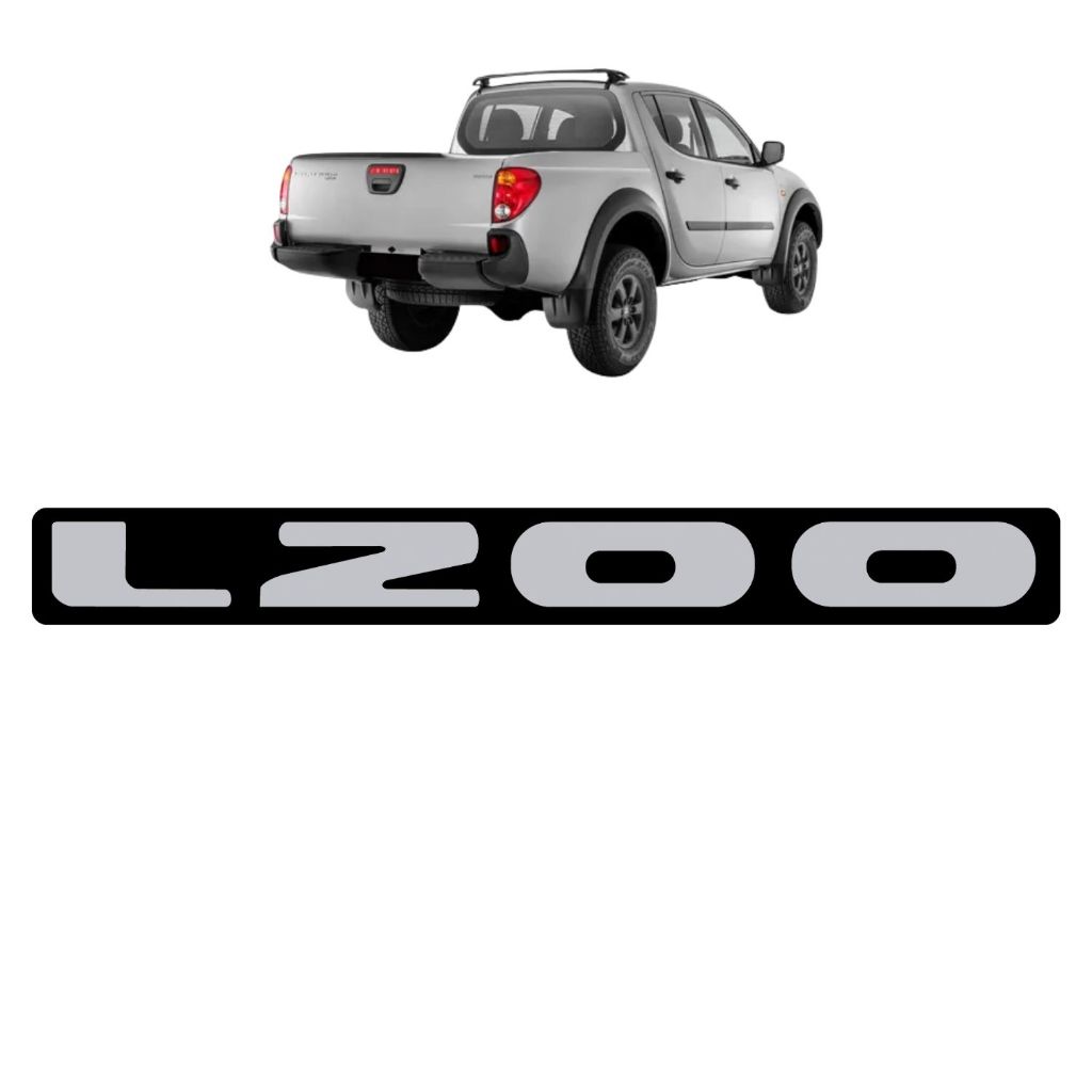 Emblema Adesivo L200 L200 Outdoor HPE 2008 a 2012 Resinado
