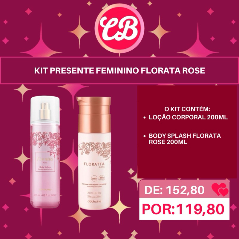 Boticário Floratta Rose Kit: Onde Comprar | BuscaProdutos