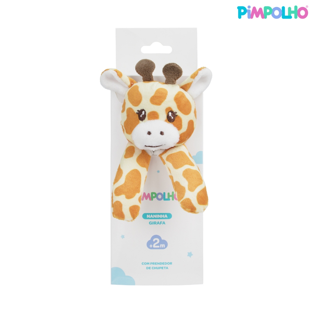 Naninha Com Prendedor De Chupeta Tamanho Único Unissex Pimpolho