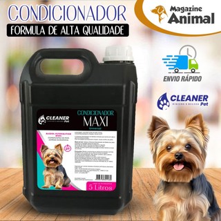 Condicionador Profissional para Cachorro 5 Litros Condicionador Pet 5 Litros Banho e Tosa Pet Shop Pronto Uso UP Clean