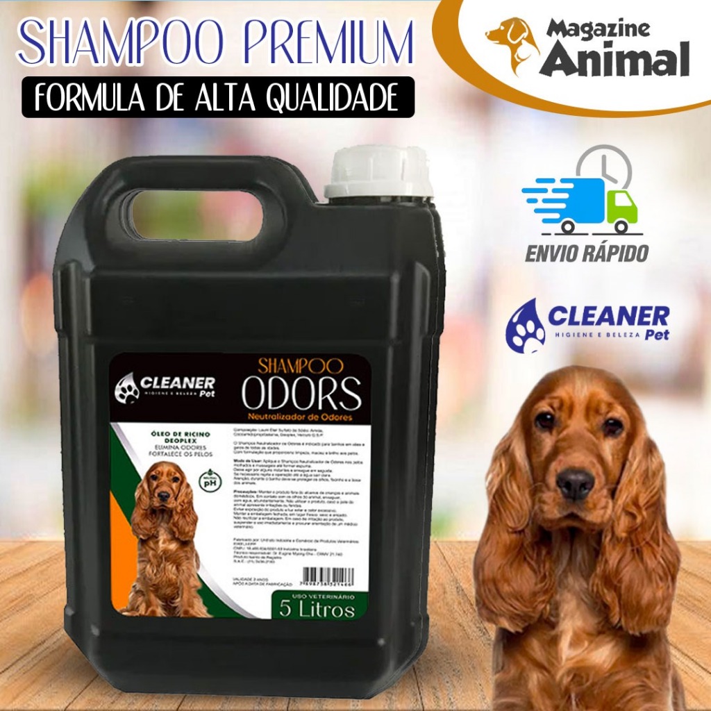 Shampoo Profissional Neutralizador de Odores para Cachorro