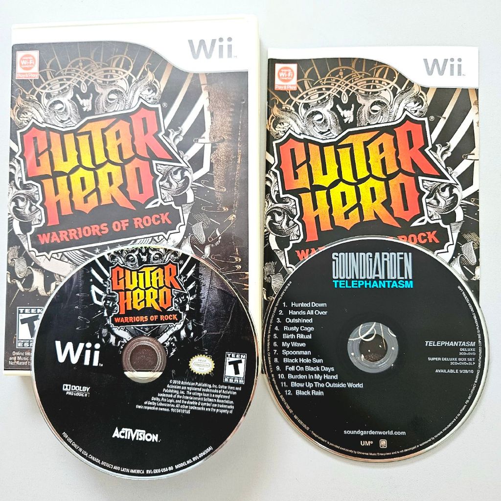 Guitar Hero Warriors Of Rock Original Nintendo Wii