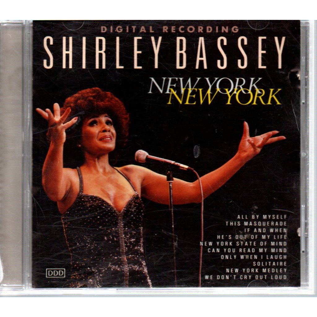 CD SHIRLEY BASSEY – NEW YORK NEW YORK ( 1989 )