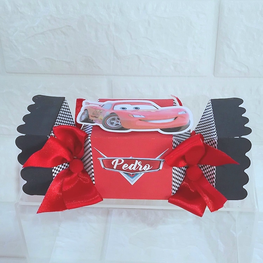 Caixa Bala Carros Semi-montada-Caixa personalizada-Lembrancinha personalizada-Lembrancinha de aniversário-Lembrancinha
