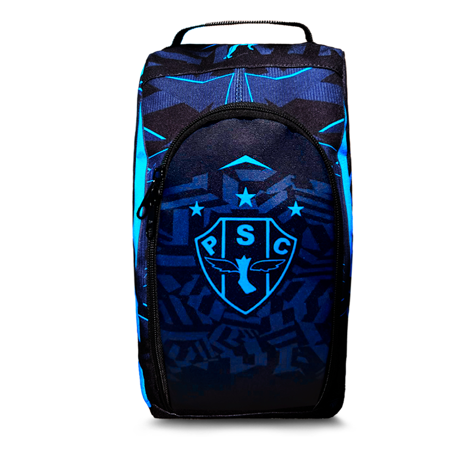 Porta Chuteira Paysandu New Black Modelo Novo E Design Único Preto E Azul
