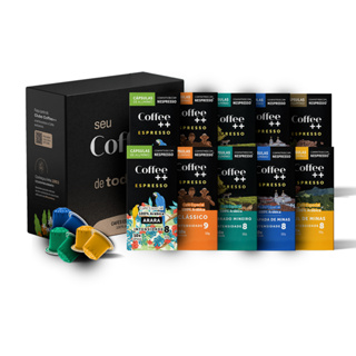 100 Cápsulas de Café Compativeis com Nespresso Coffee Mais em Oferta na Shopee