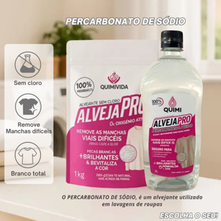 Percarbonato de Sódio 100% Puro Pó e Líquido Alvejante Sem Cloro Tira Manchas em Oferta na Shopee