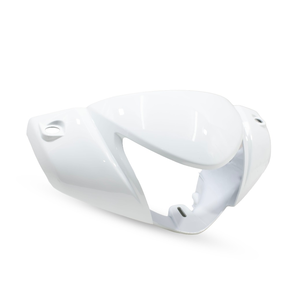 Carcaça Farol Adaptável Biz 100 2015 Biz 110 2017 Cor Branco Ross — imagem 2 de 2